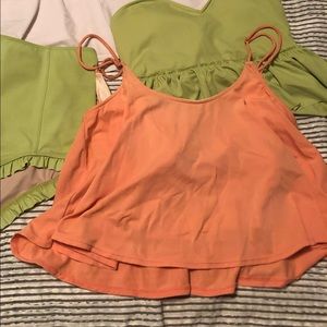 Kortni Jeane swing top - peach